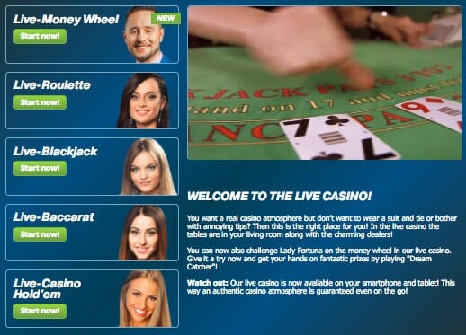 Bet-at-home Live Casino