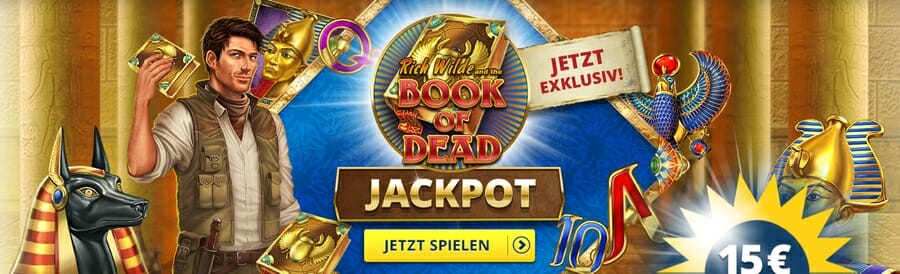 Book of Dead Jackpot Spiel