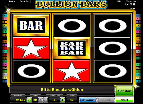 Bullion Bars spielen