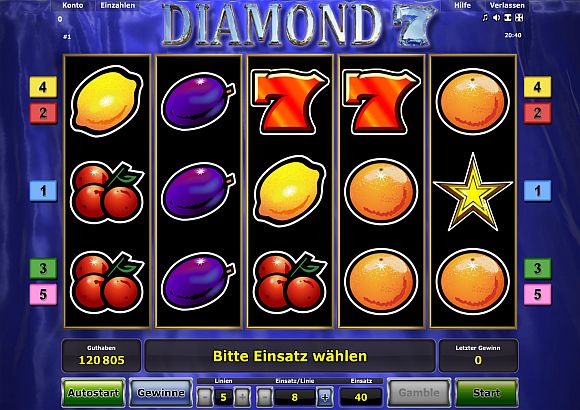 Diamond 7 online spielen im Stargames Casino
