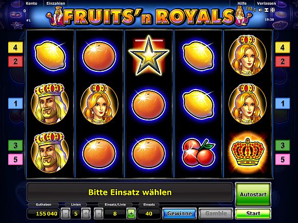 Fruits and Royals Novoline Slot