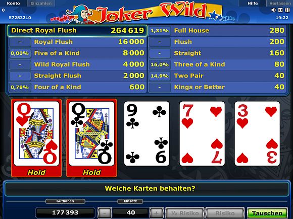 Joker Wild Videopoker