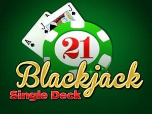 single-deck-blackjack-logo